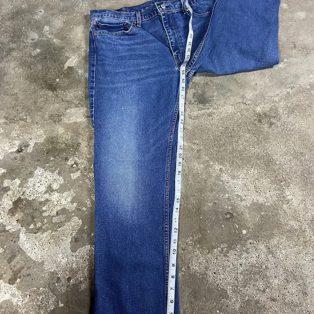 Levi's‎ 511 Jeans Size 36x32 Blue Medium Wash Denim Slim Straight Fit Casual